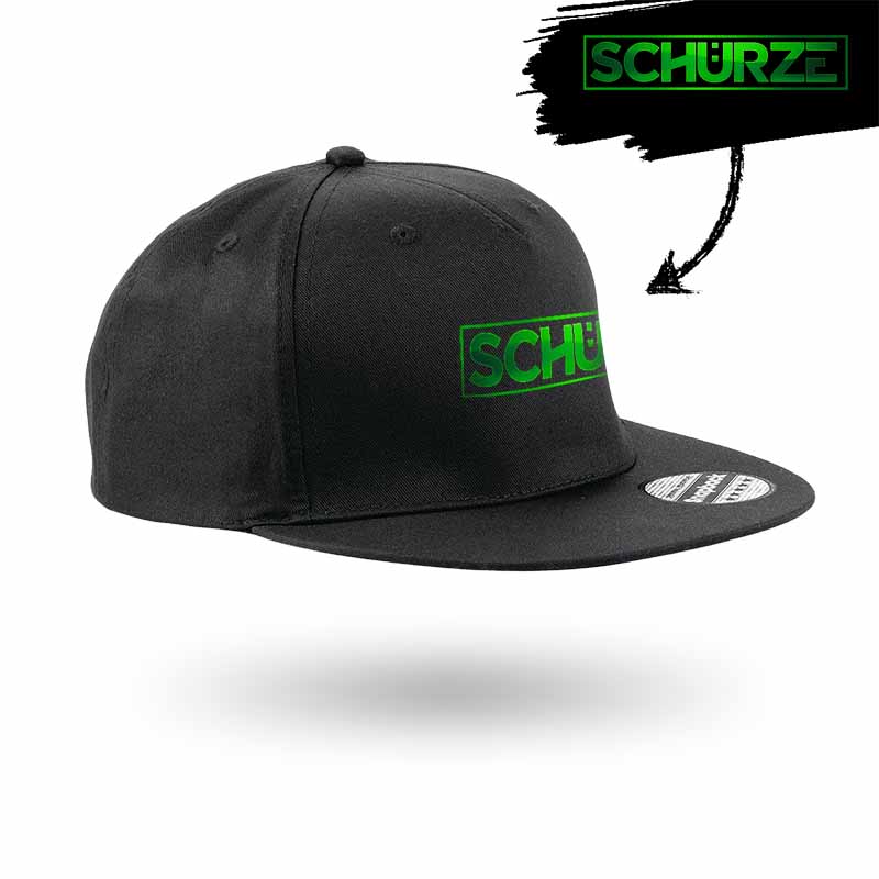 SCHÜRZE Cap - neon Aufdruck